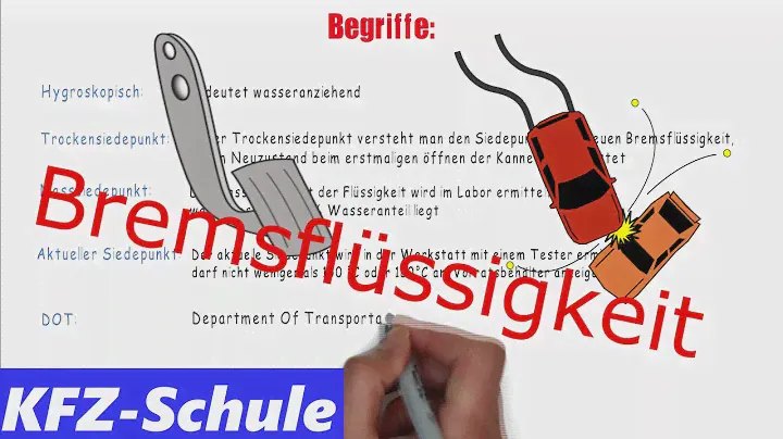 Bremsflüssigkeit - DOT 3 / DOT 4 / DOT 5 - Erklärung