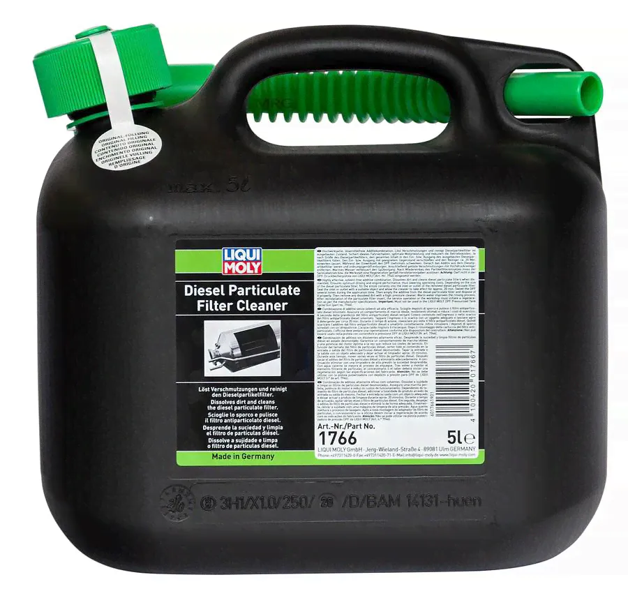 1766 LIQUI MOLY Очиститель сажевого фильтра LIQUI MOLY DPF Cleaner (5л)