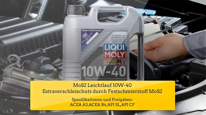 MoS2 Leichtlauf 10W 40 Liqui Moly by Motoroel-King